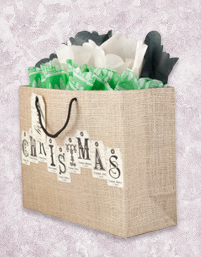 Eco-Friendly Burlap Christmas Gift Bags - Natural Jute Holiday Party Favors & Stocking Stuffers for Christmas Markets, Office Gifts & Festive Decorations