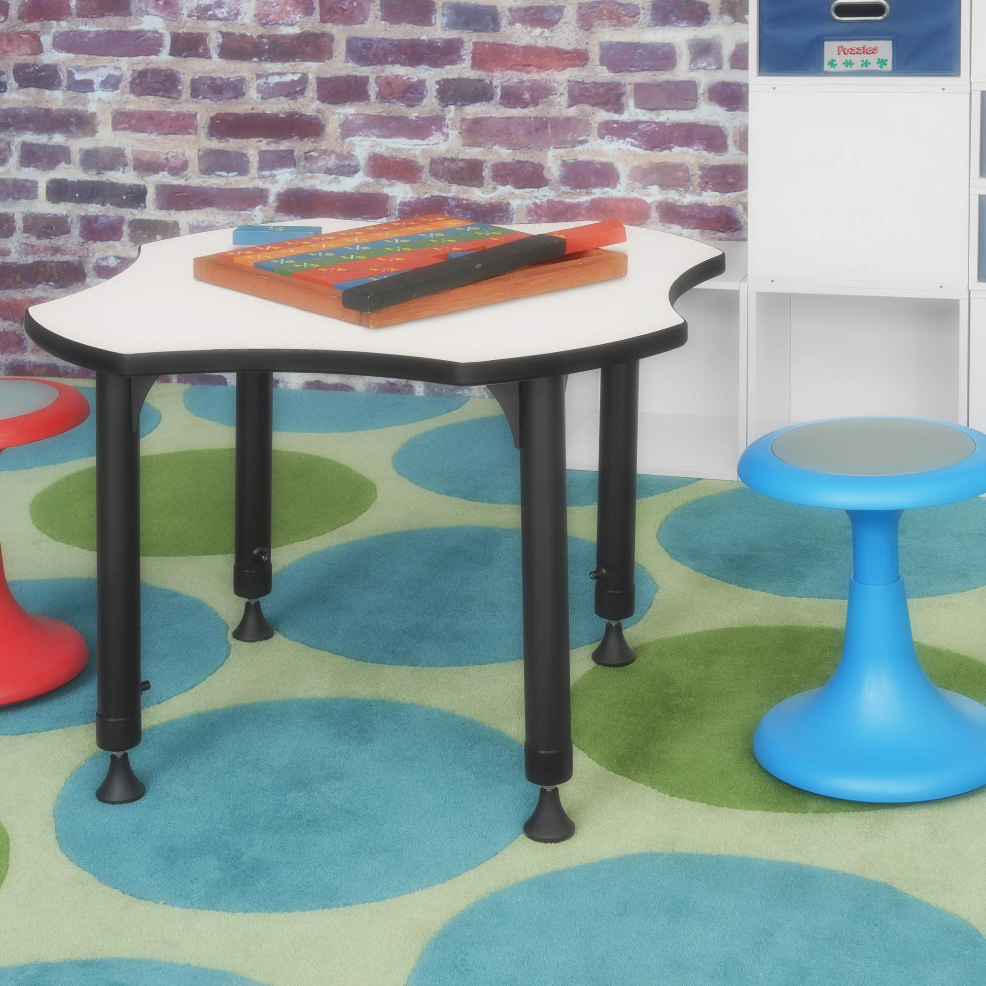 Regency Kids School Desk - Medium Size Opal Finish - Durable Classroom Furniture for Study & Homework - Perfect for Home & School Learning Spaces