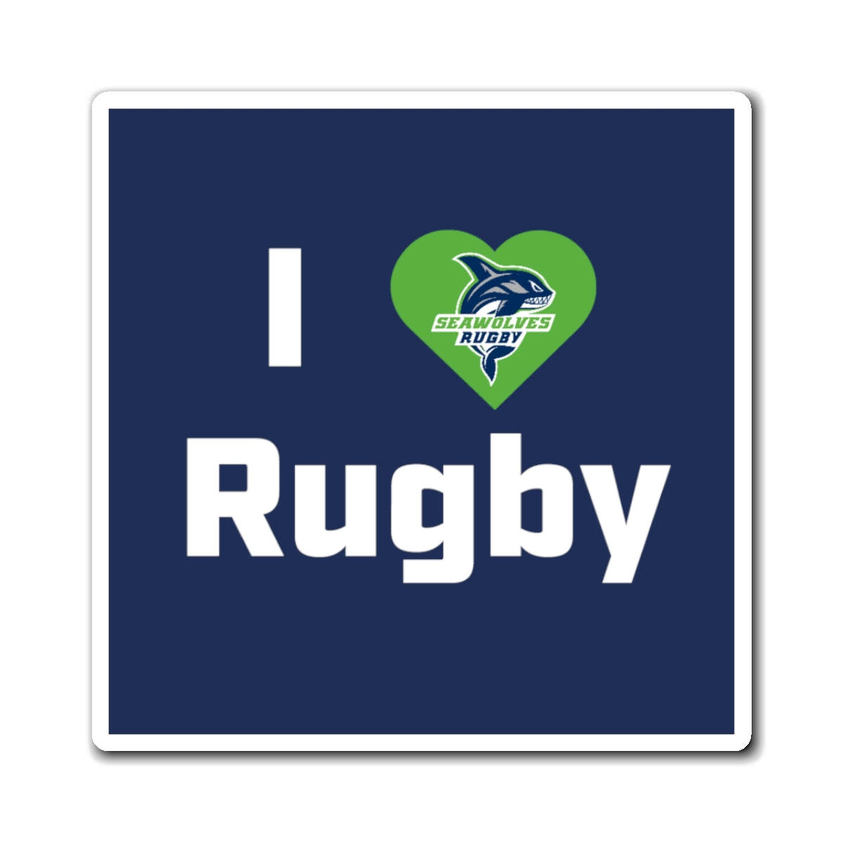 Seawolves Magnetic Car Decal - Premium Vinyl Sticker for Cars, Trucks, Laptops - Perfect for Sports Fans, Alumni Pride & Tailgating Accessories