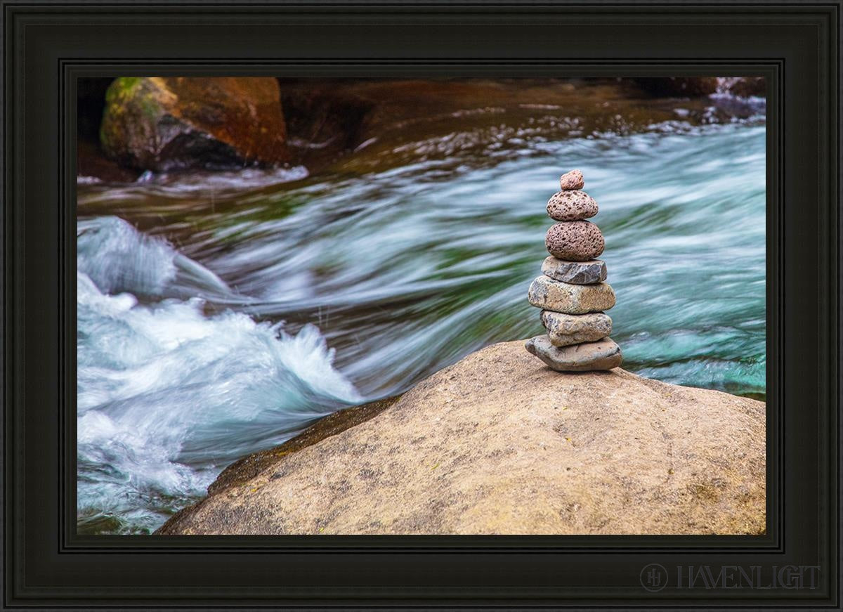 Cairn Meditation Stones - Natural Balancing Stones for Mindfulness, Stress Relief & Yoga - Perfect for Home, Office & Outdoor Meditation Practice