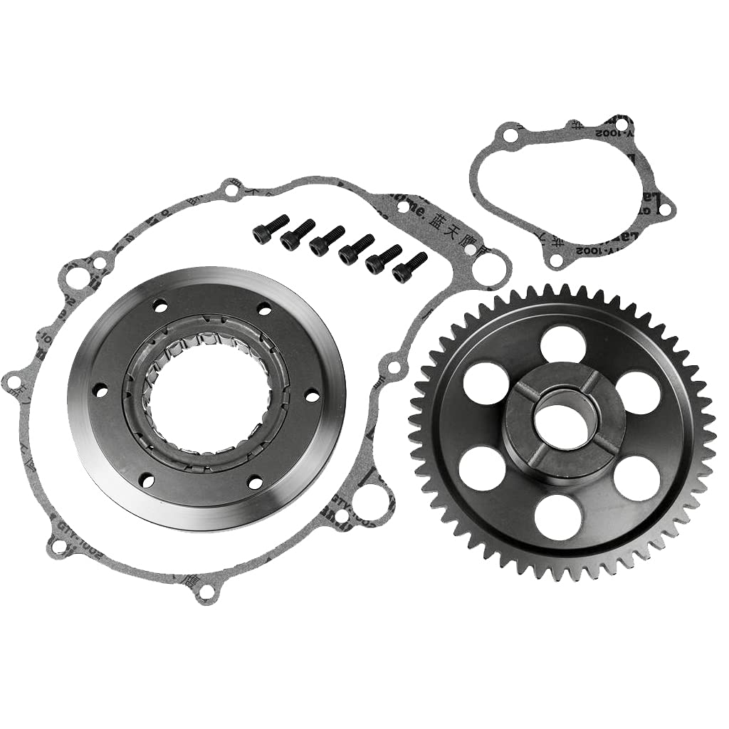 High-Performance One Way Bearing Starter Clutch Gear Gasket for Yamaha Raptor 660 (2004-2005) - Perfect for Off-Road ATV Repair & Engine Maintenance