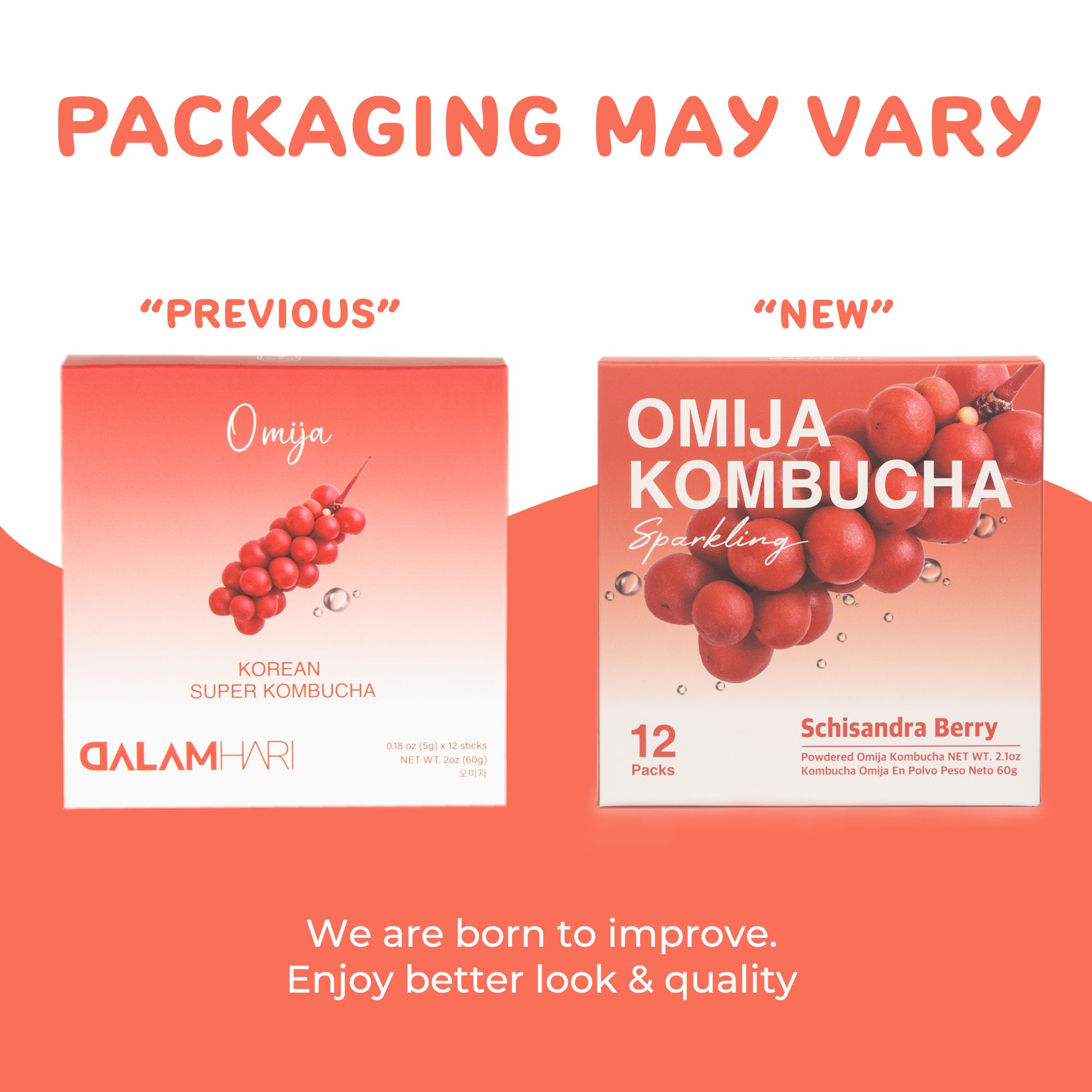 Organic Super Kombucha Powder with Schisandra Berry & Adaptogens | Sugar-Free Probiotic Drink | Korean Omija Tea for Gut Health & Immunity Boost | Perfect for Wellness Routines, Detox & Energy Support
