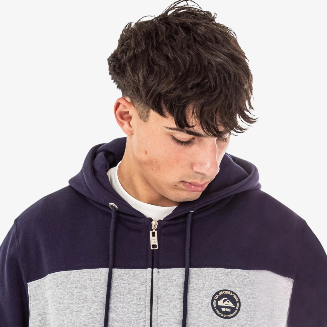 Quiksilver Shadyhills Blue Navy Waterproof Jacket - Lightweight Windbreaker for Hiking, Camping & Outdoor Adventures