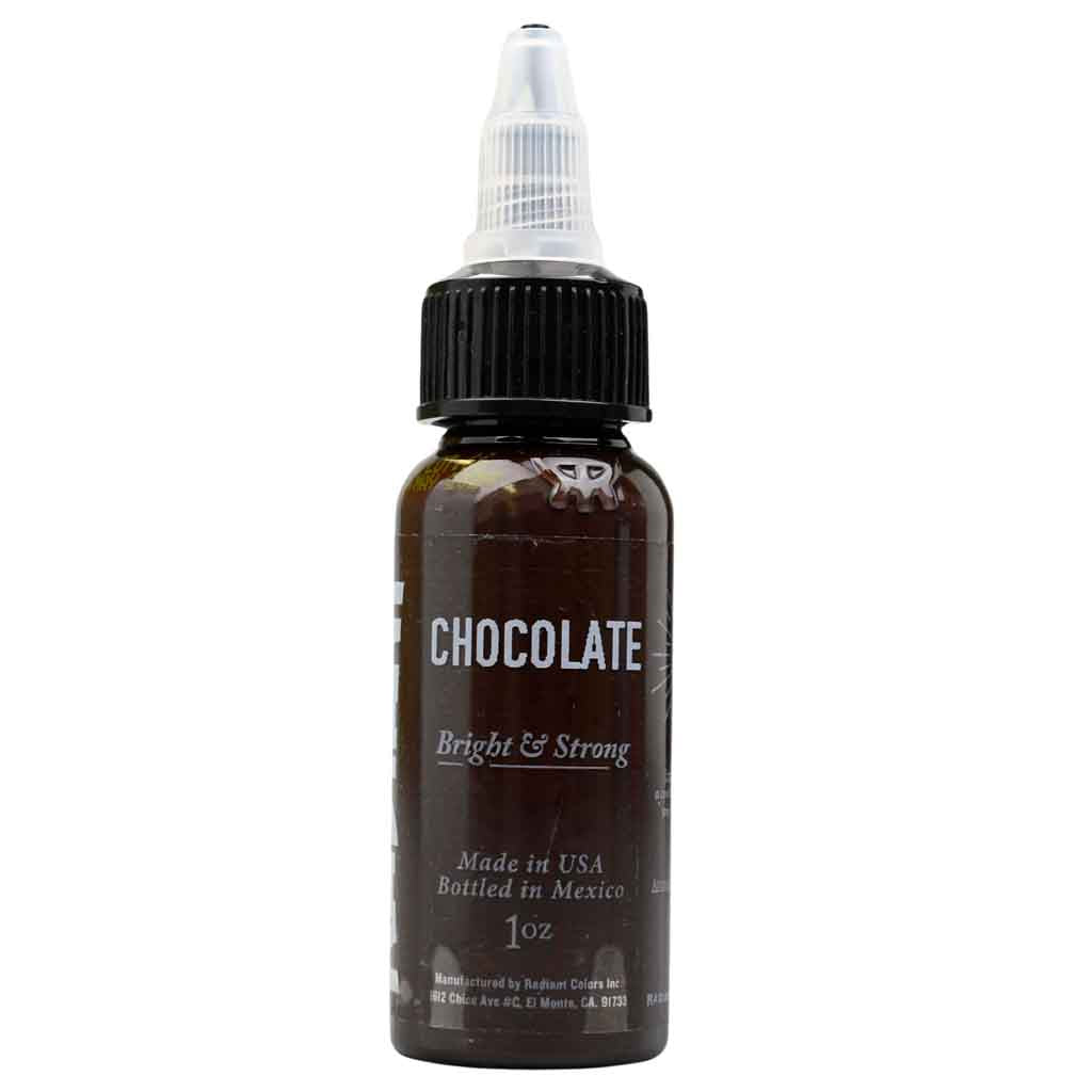Premium Chocolate Brown Tattoo Ink - 1 oz Bottle for Professional Tattoo Artists | Vegan, Sterile & Long-Lasting Pigment | Ideal for Realism, Shading & Fine Line Work