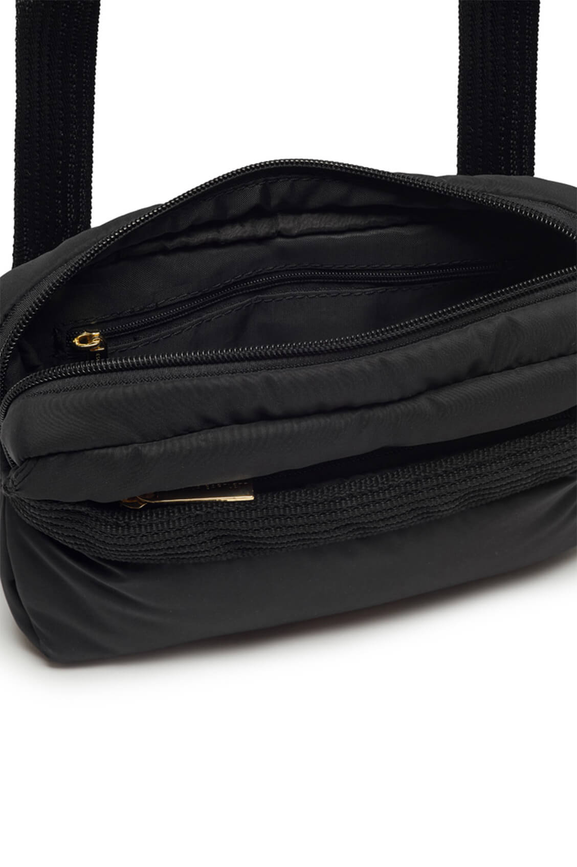 Black Recycled Nylon The Harper Sling Bag EBP4559 - Stylish Crossbody Purse for Women, Men | Perfect for Travel, Work & Everyday Use