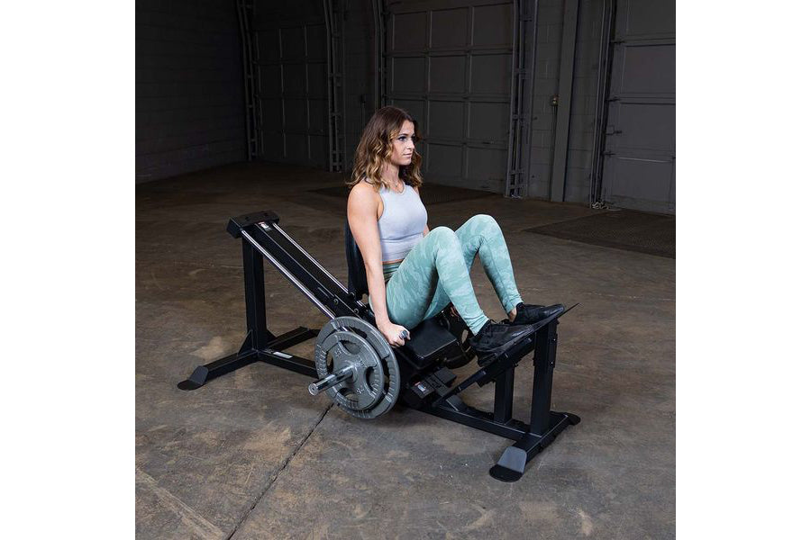 Body Solid GCLP100 Compact Leg Press and Hack Squat Machine for Home Gym - Strength Training Equipment for Legs, Glutes & Lower Body Workouts