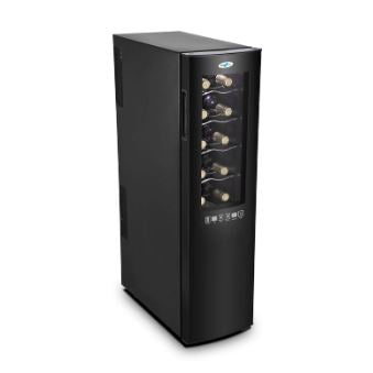Farfalla FWC JC53 18 Bottle Thermoelectric Dual Zone Wine Cooler - Perfect for Home Bars, Restaurants, and Wine Cellars