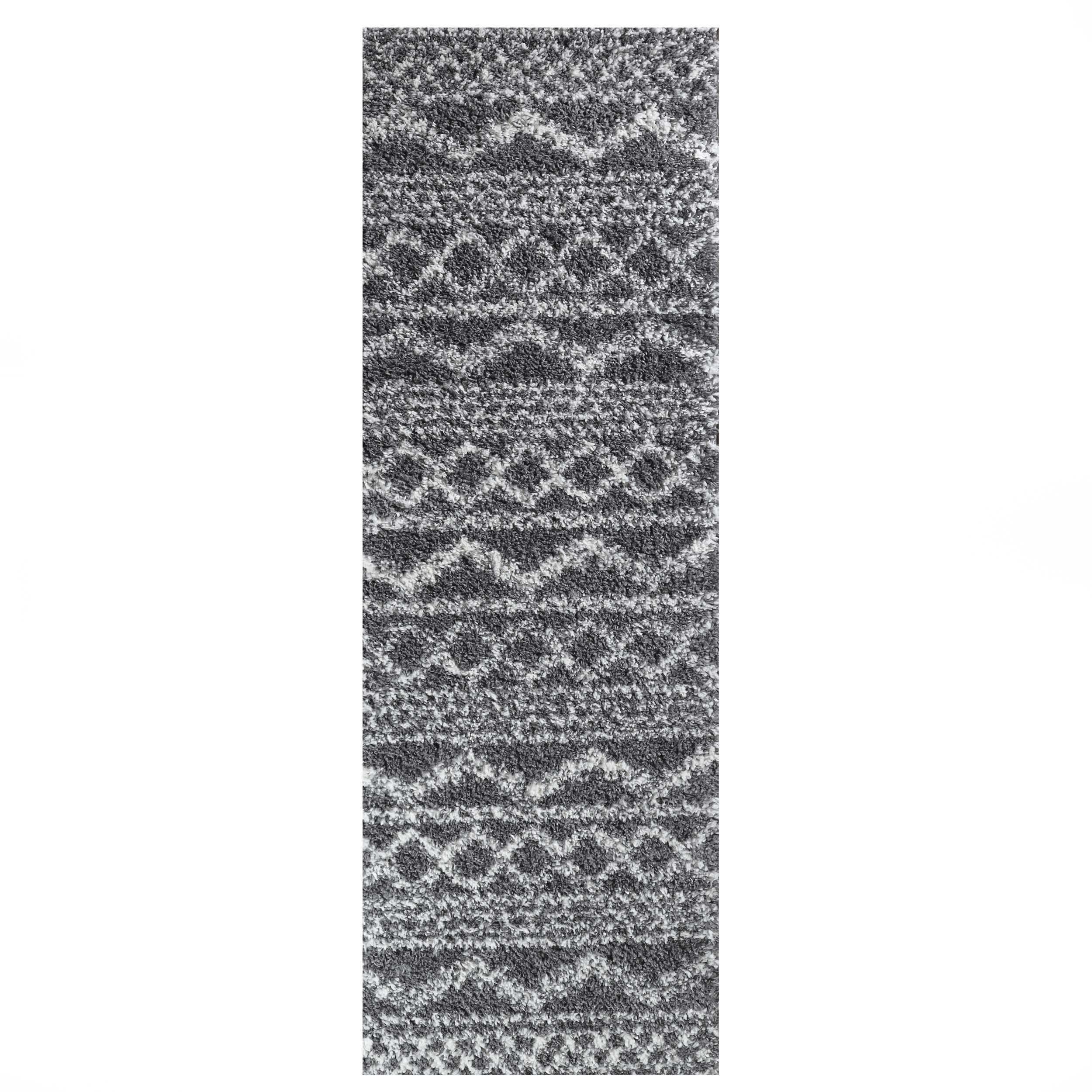 Bohemian Shag Area Rug - Soft Plush Geometric Design for Living Room, Bedroom & Nursery | Stylish & Cozy Home Decor