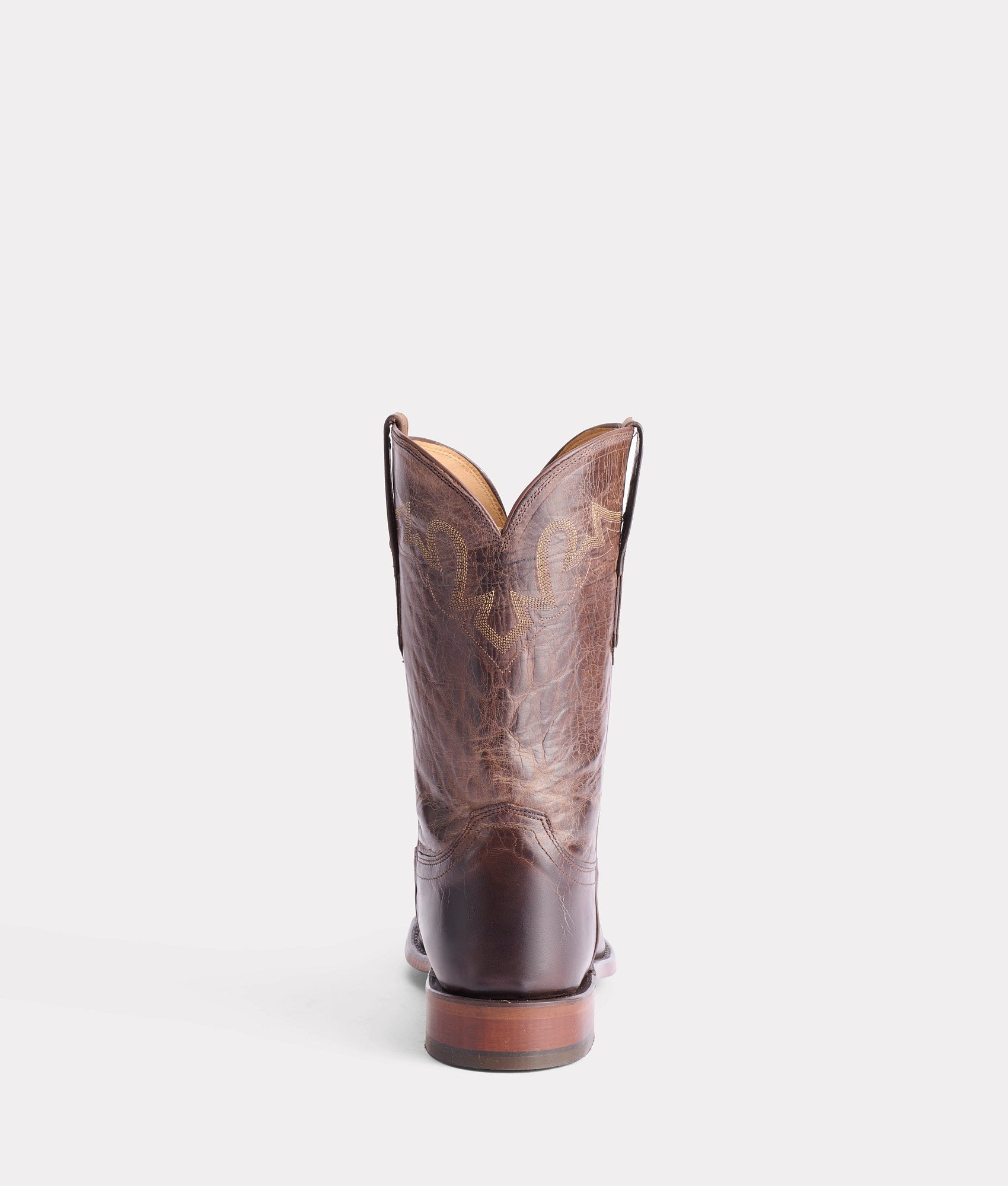 Sunset Roper Chocolate Brown Cowboy Boots for Men - Western Style Leather Boots for Riding, Country Fashion & Outdoor Activities