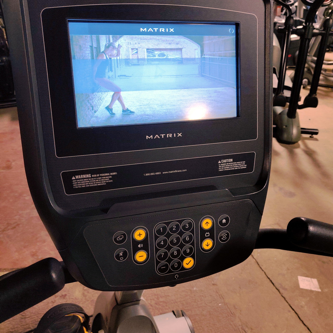 Matrix R7xi Recumbent Exercise Bike for Home Gym - Low Impact Cardio Workout Machine for Seniors & Physical Therapy - Comfortable Indoor Cycling with Adjustable Seat & Backrest