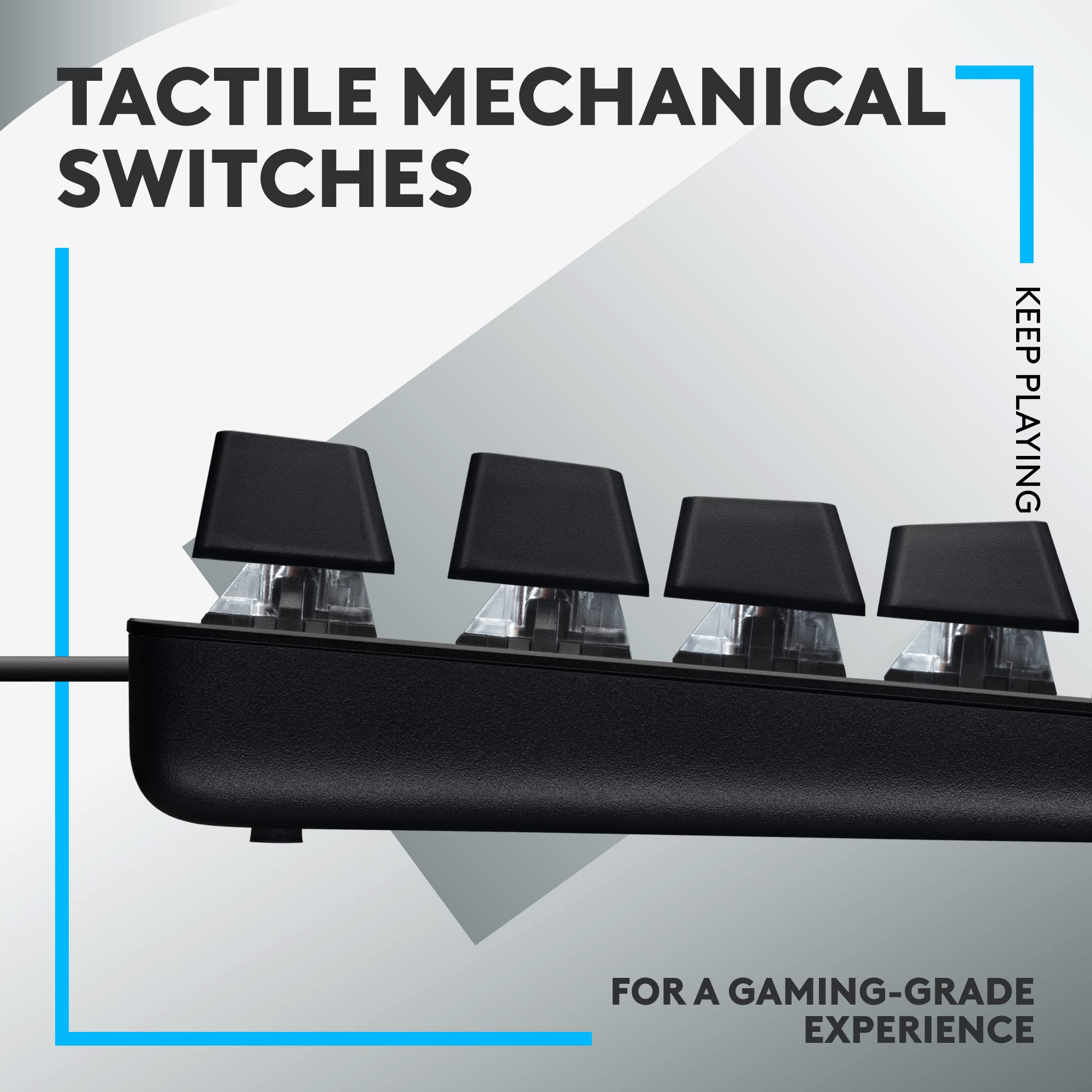 Logitech G413 SE Mechanical Gaming Keyboard & G502 HERO Gaming Mouse Combo - Wired RGB Backlit Keyboard with Tactile Switches & 25K DPI Optical Mouse - Perfect for PC Gaming, Esports & Office Work