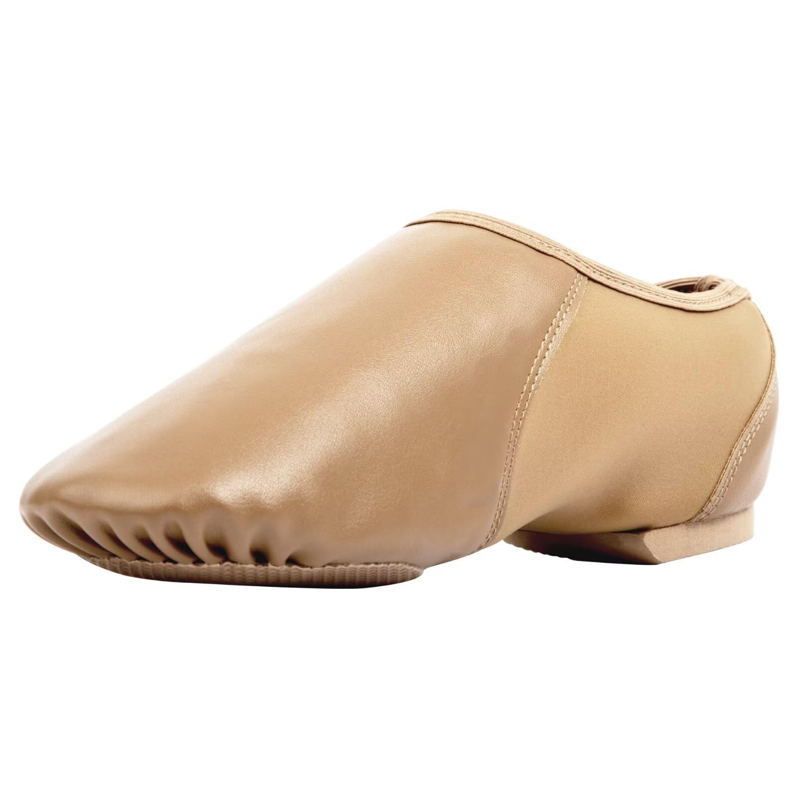 Girls Vegan Leather Jazz Shoes - Soft Vegan Leather Dance Slippers for Toddler, Little Kid & Big Kid | Ballet, Dance Class, Recital & Performance