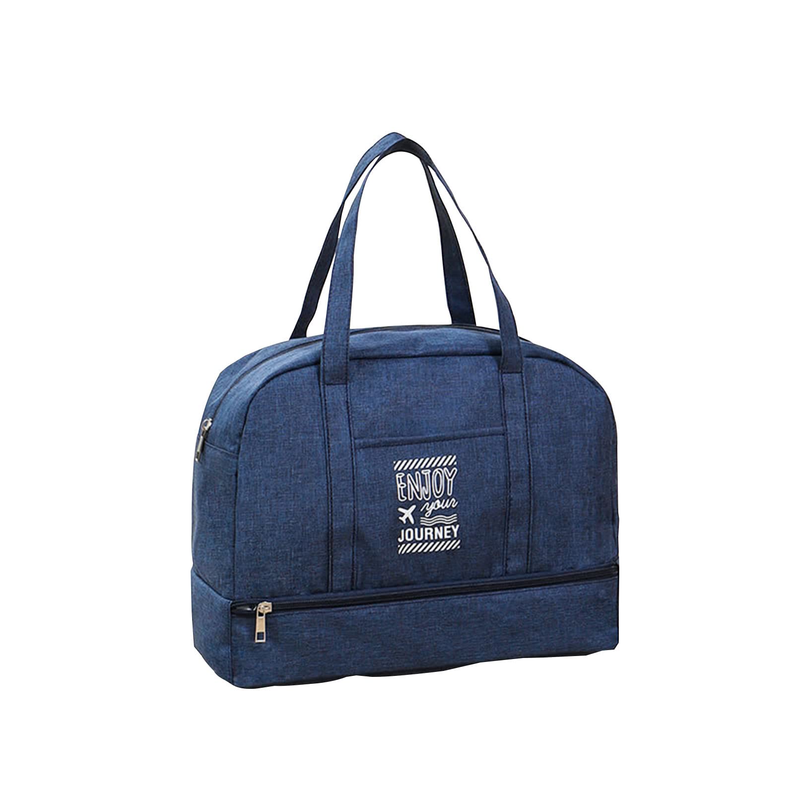 Felirenzacia Waterproof Travel Duffel Bag - Lightweight Sports Tote & Gym Bag with Shoulder Strap - Perfect for Weekend Getaways, Overnight Trips, and Carry-On Luggage - Ideal for Travel, Gym, Sports, and Outdoor Activities