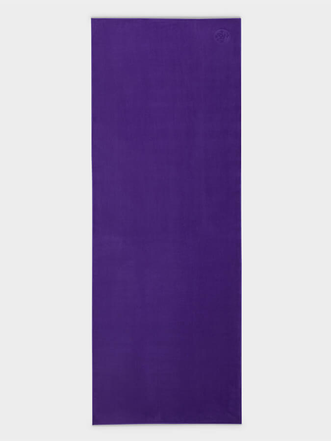 Manduka eQua Yoga Mat Towels - Non-Slip, Absorbent & Eco-Friendly for Hot Yoga, Pilates & Workouts - Perfect for Home & Studio Use