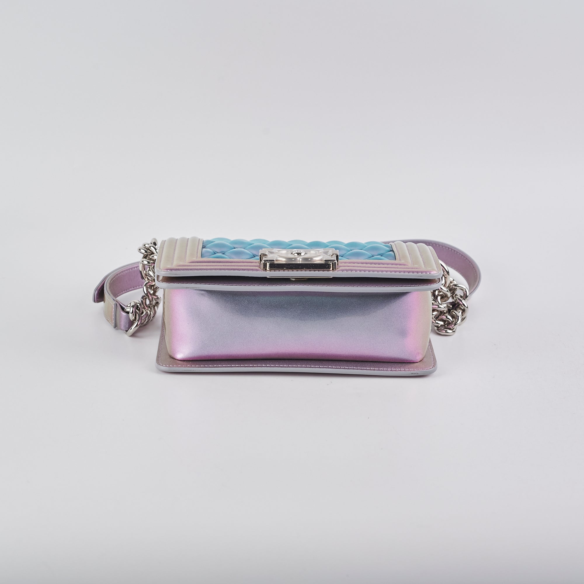 Chanel Small Boy Bag in PVC Mermaid Design - Stylish Crossbody Purse for Women, Perfect for Parties, Dates & Everyday Use