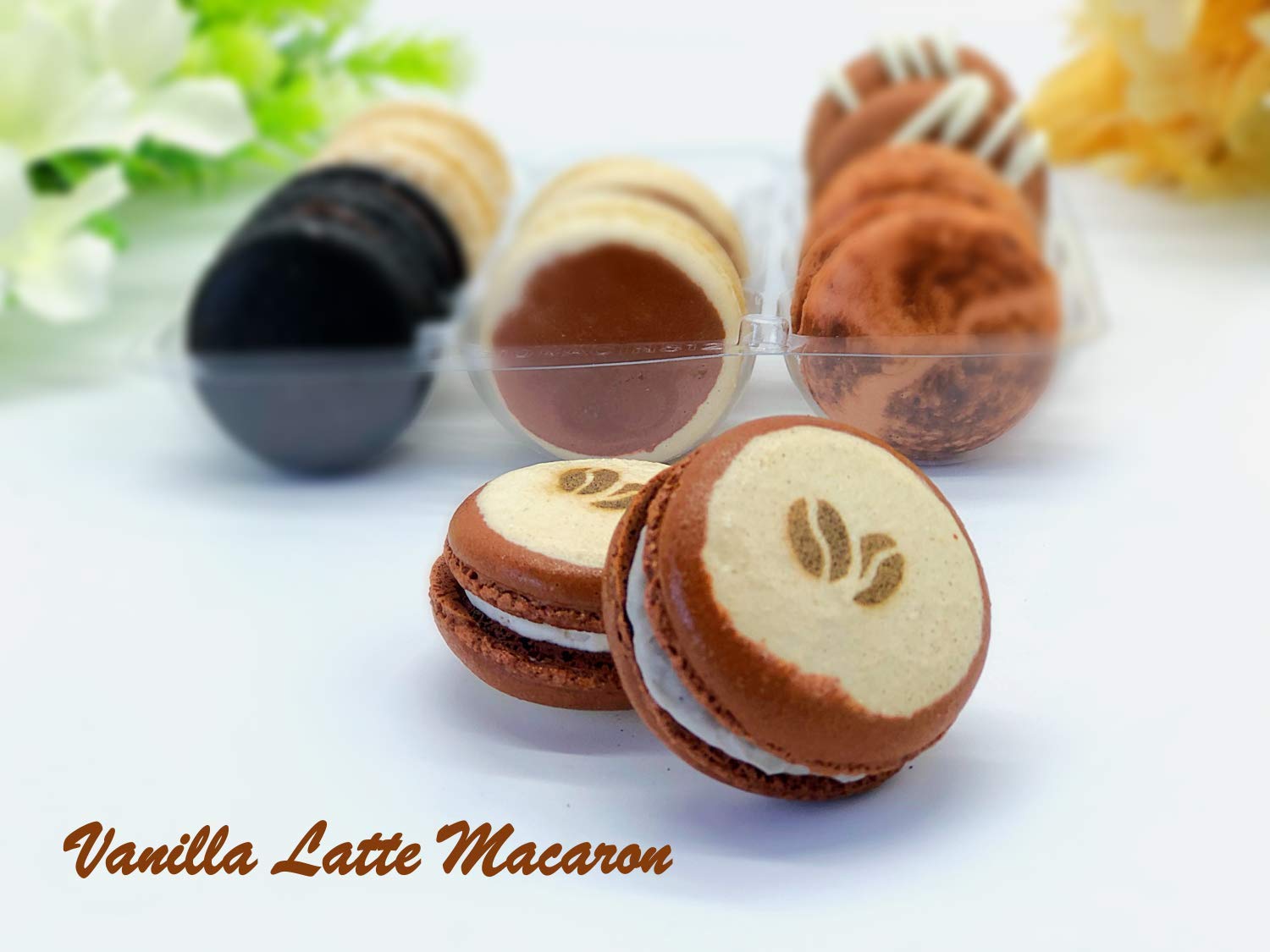 Gluten Free Macaron Collection (24 Pack) - Delicious French Cookies for Coffee Lovers | Perfect for Afternoon Tea, Gifts & Dessert Parties