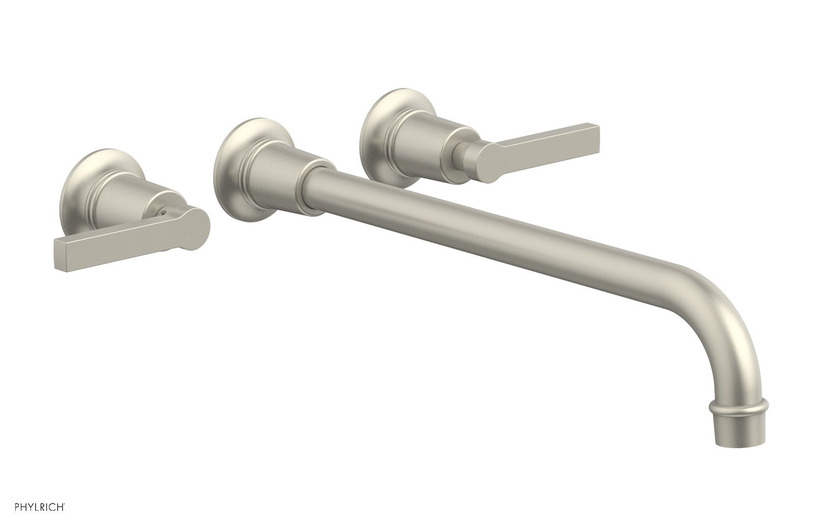 HEX MODERN Wall Mount Lavatory Faucet Set with 14