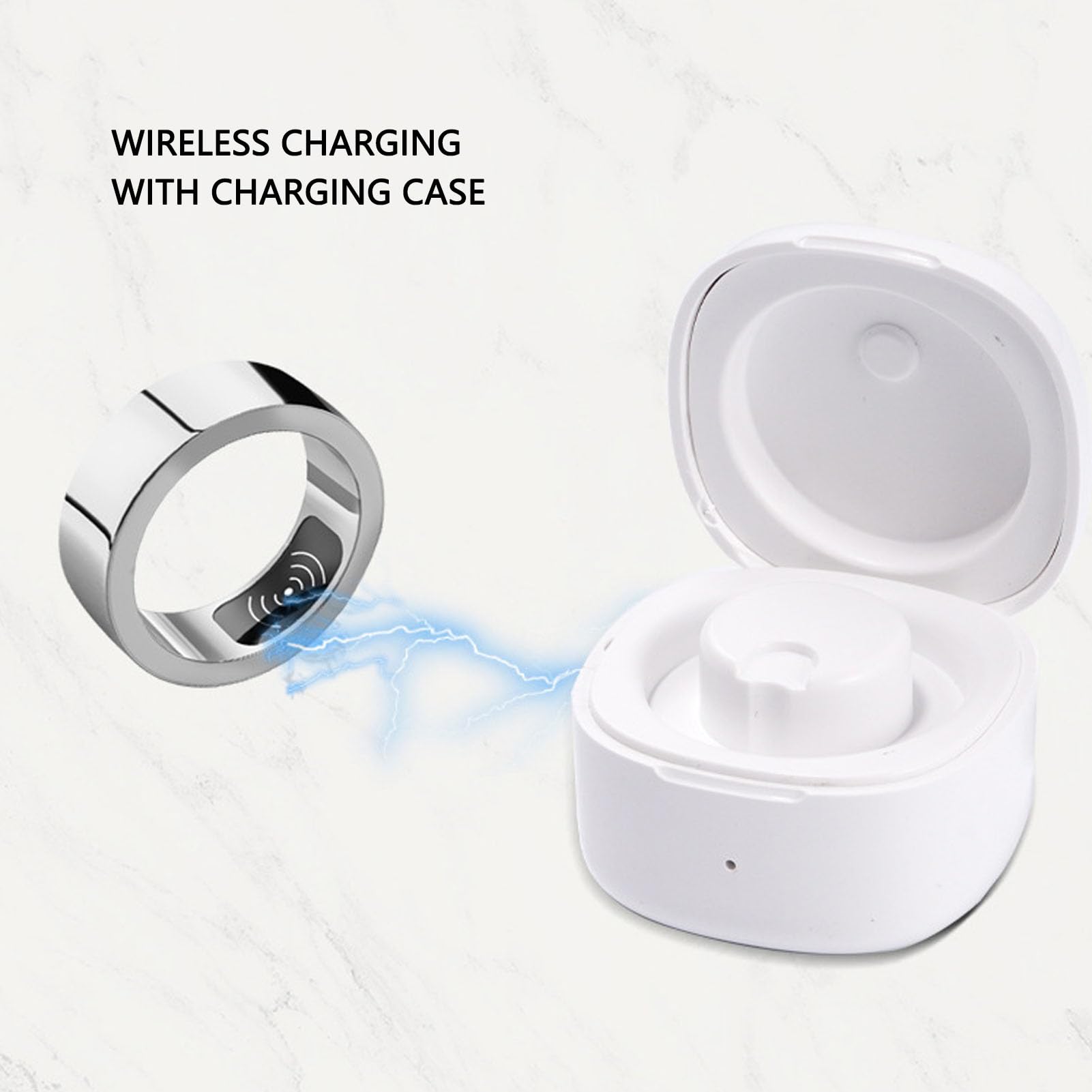Ultralight Smart Sleep Tracker Ring with Charging Case - Health & Fitness Monitor for Daily Sports, Workouts & Sleep Analysis | Perfect for Athletes, Fitness Enthusiasts & Health-Conscious Users
