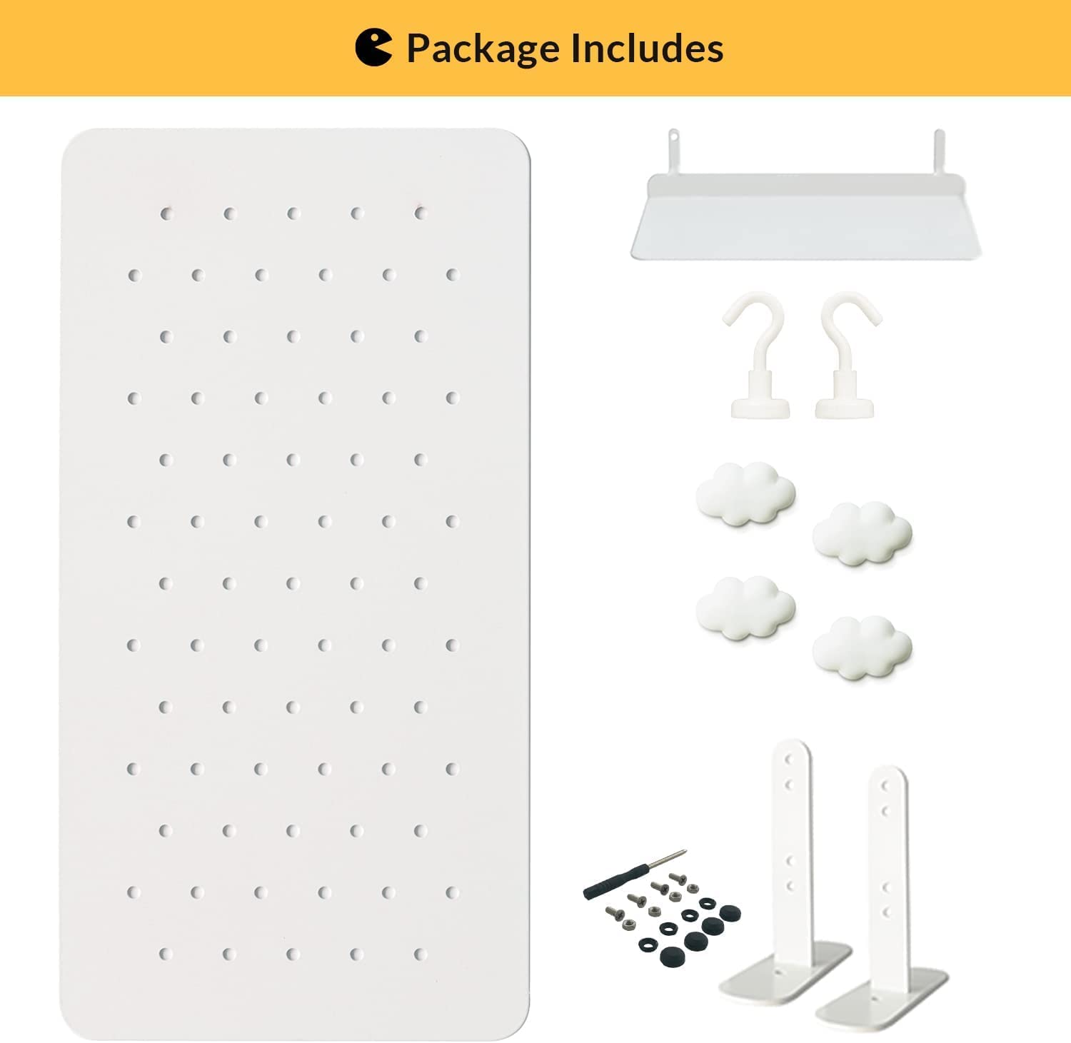 Cute Green Metal Office Pegboard Desk Organizer - TRAUST Desk Top Organizer for Women, Funko Pop Shelf & Craft Storage | Stylish Office Decor & Workspace Organization Accessories for Home & Office Use