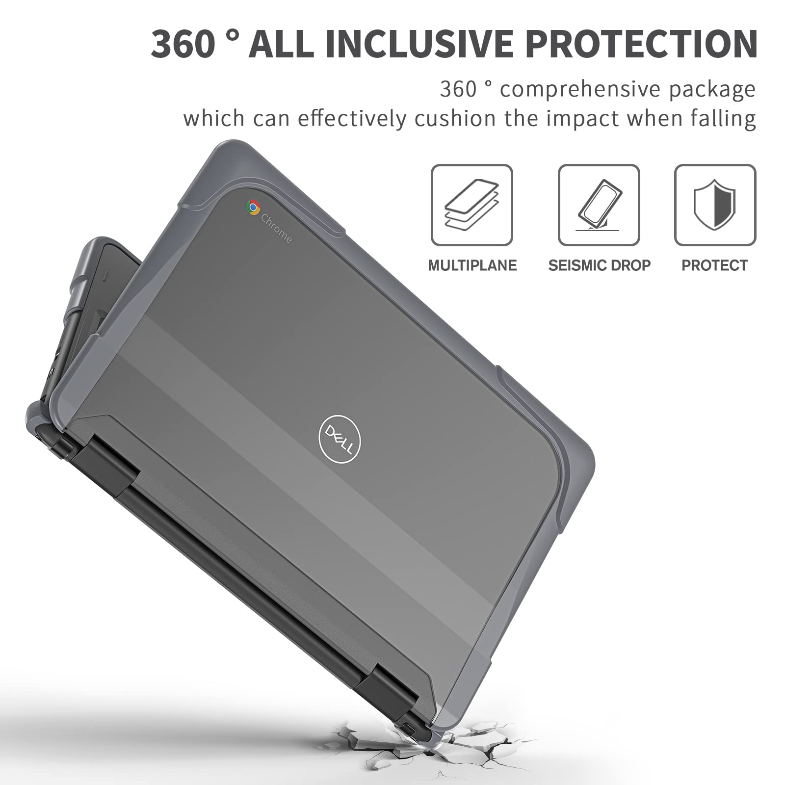 Batianda Heavy Duty Rugged Laptop Case for 11