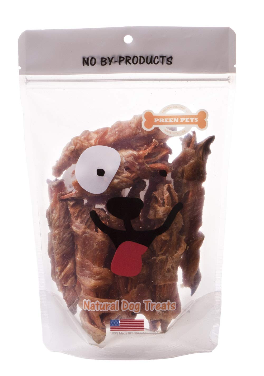 100% USA Made Chicken Breast & Sweet Potato Dog Treats - Crunchy Natural Chews for Small & Large Dogs (4oz) - Perfect for Training Rewards & Dental Health