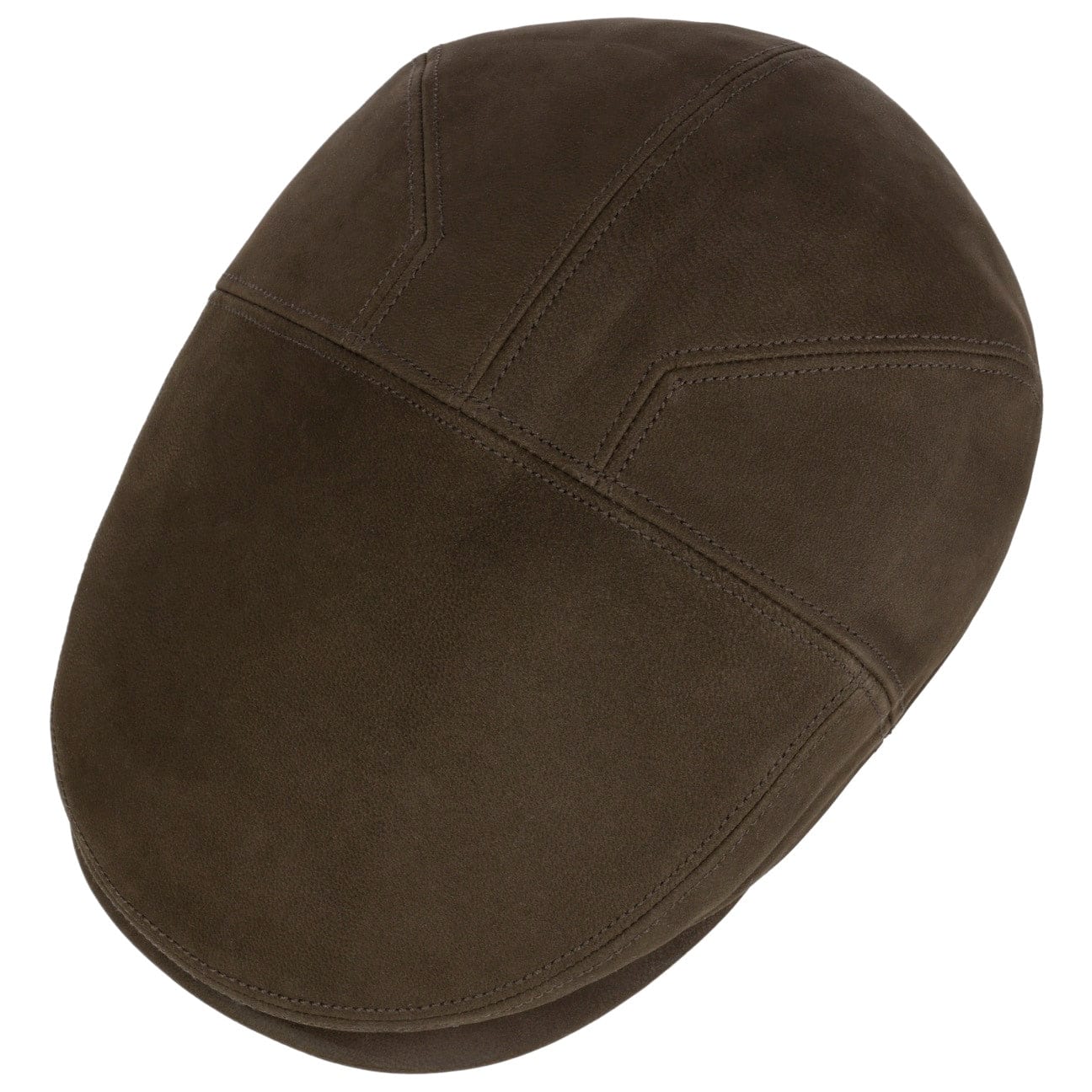 Stetson Sheepskin Driver Flat Cap - Vintage Style Men's Winter Hat for Driving & Outdoor Activities