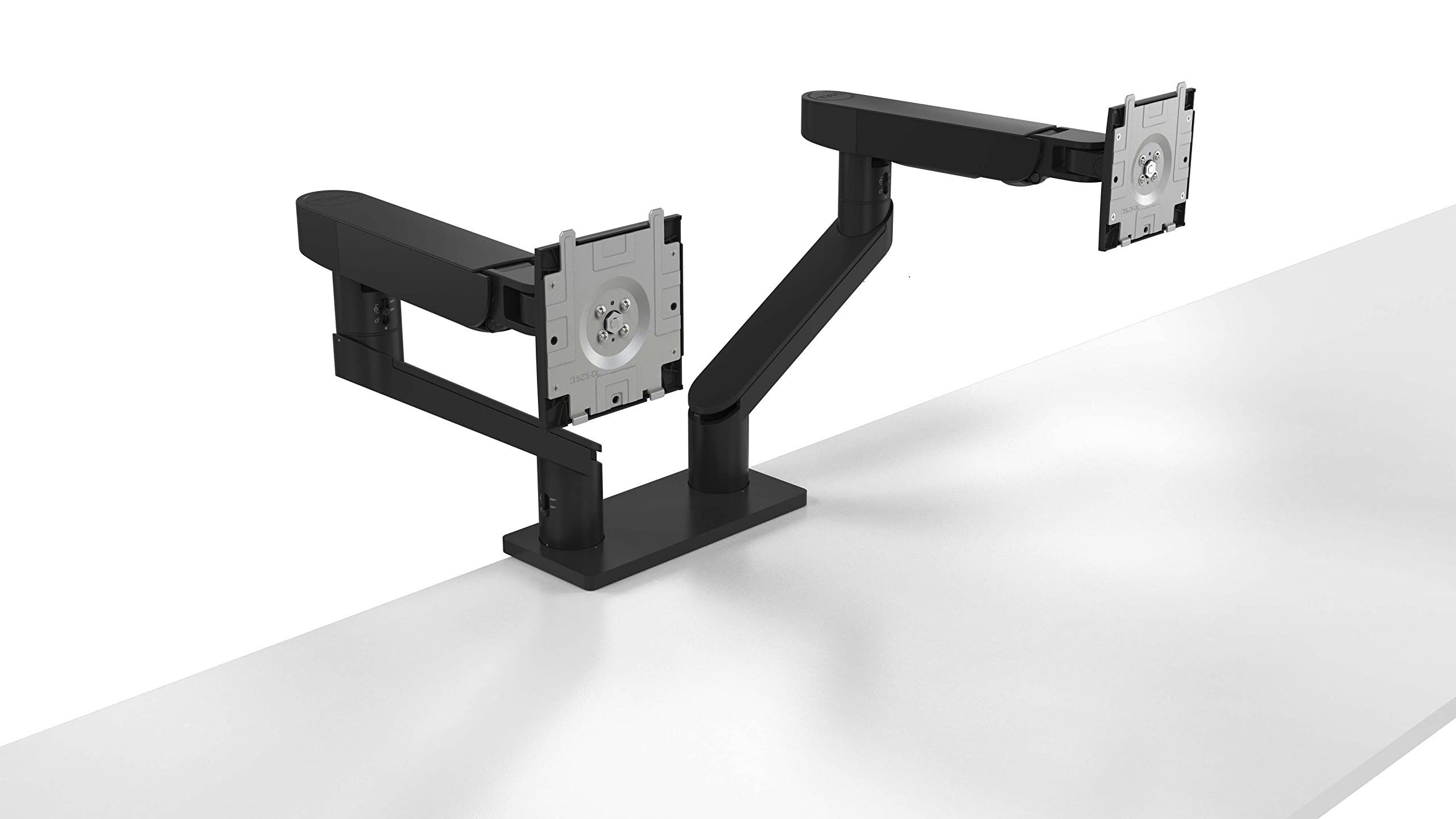 Dell MDA20 Dual Monitor Mount Stand - Adjustable VESA 75/100mm Black for Home Office & Gaming Setup