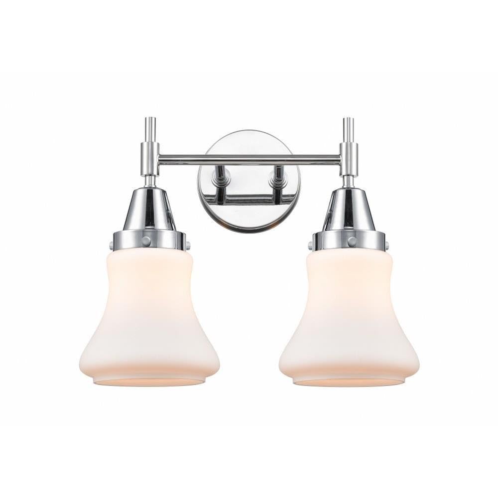 Innovations 447-2W-PC-G191 Transitional Two-Light Bathroom Vanity in Chrome Finish - Perfect for Modern Bathroom Lighting and Decor