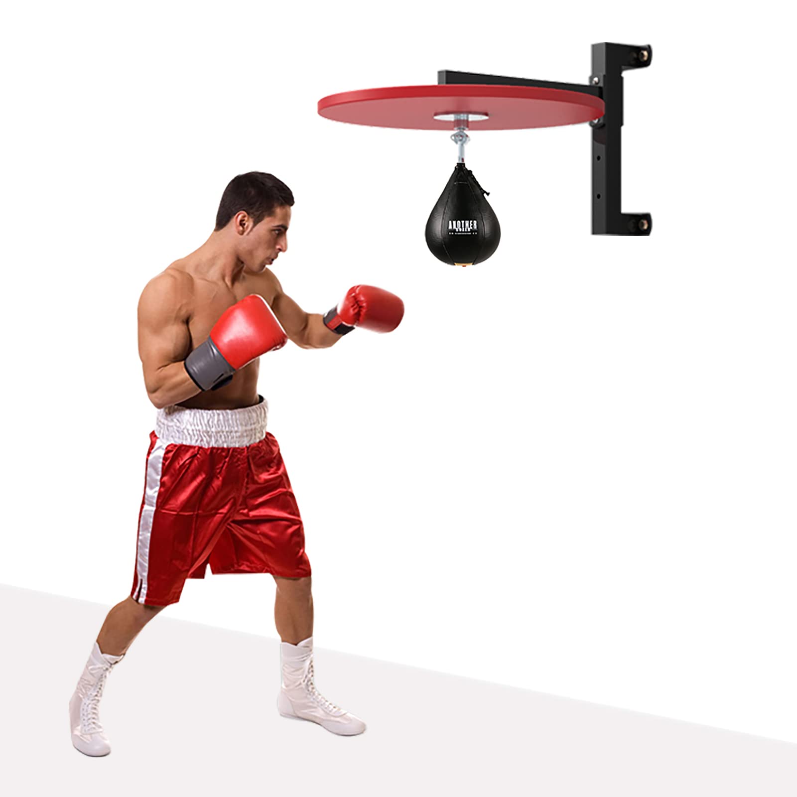 Professional Speed Bag Platform for Boxing Training - Heavy Duty Punching Bag Swivel for Workout, Fitness & Martial Arts | Home Gym & Boxing Club Equipment