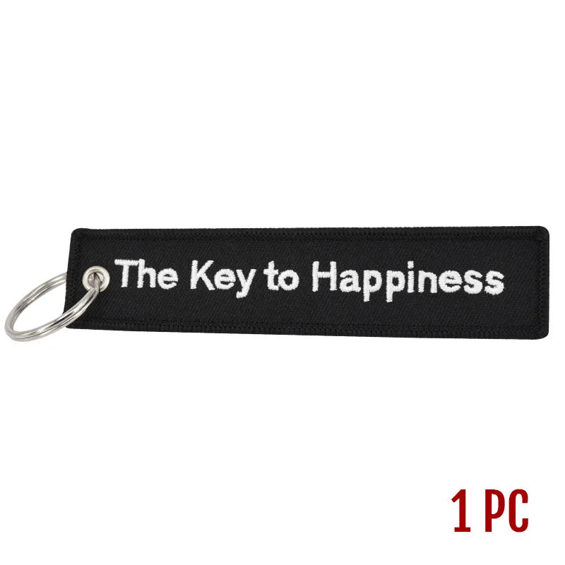 Premium Motorcycle Key Chain - The Key to Happiness - Durable & Stylish Keyring for Bikers - Perfect Gift for Riders & Motorcycle Enthusiasts