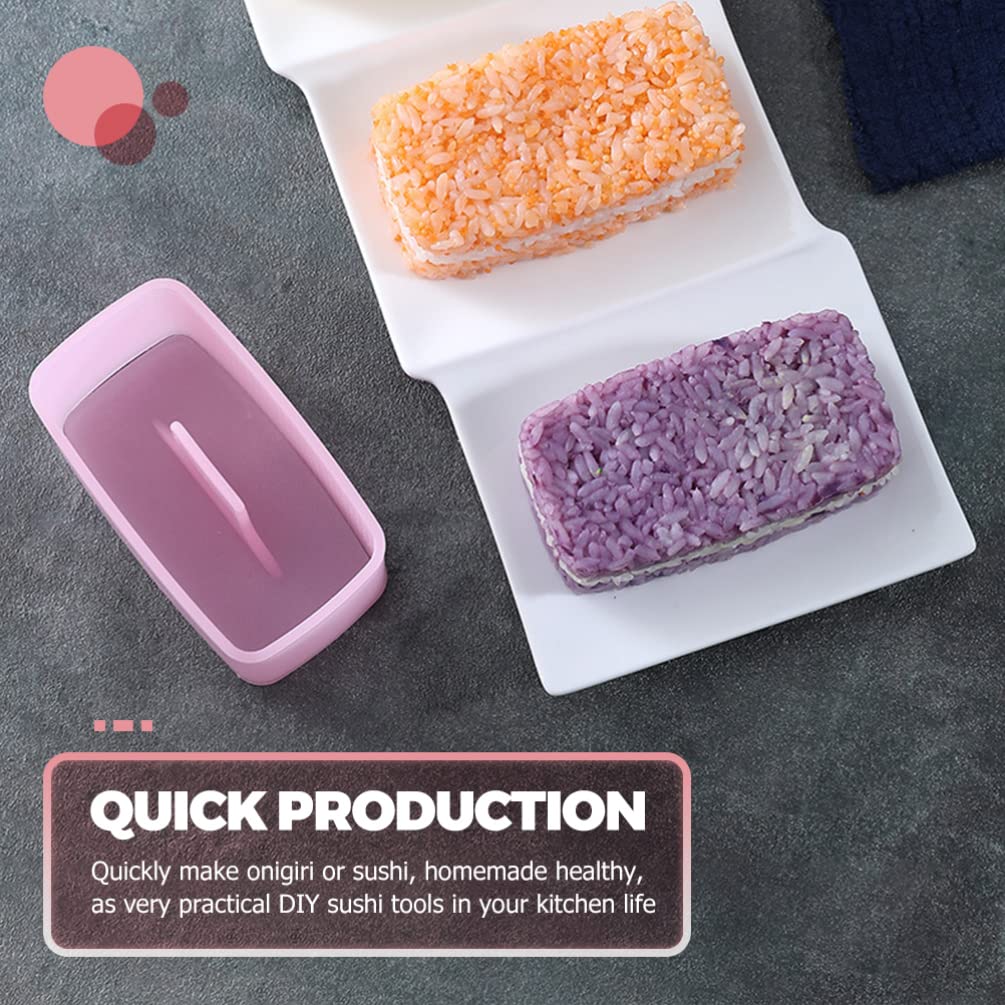 Mipcase 2-Piece Japanese Sushi Rice Ball Mold Kit - DIY Sushi Maker, Onigiri Mold, Sushi Roller & Rice Forming Tools for Kids - BPA-Free PP Plastic, Perfect for Lunch Boxes, Parties & Cooking Classes