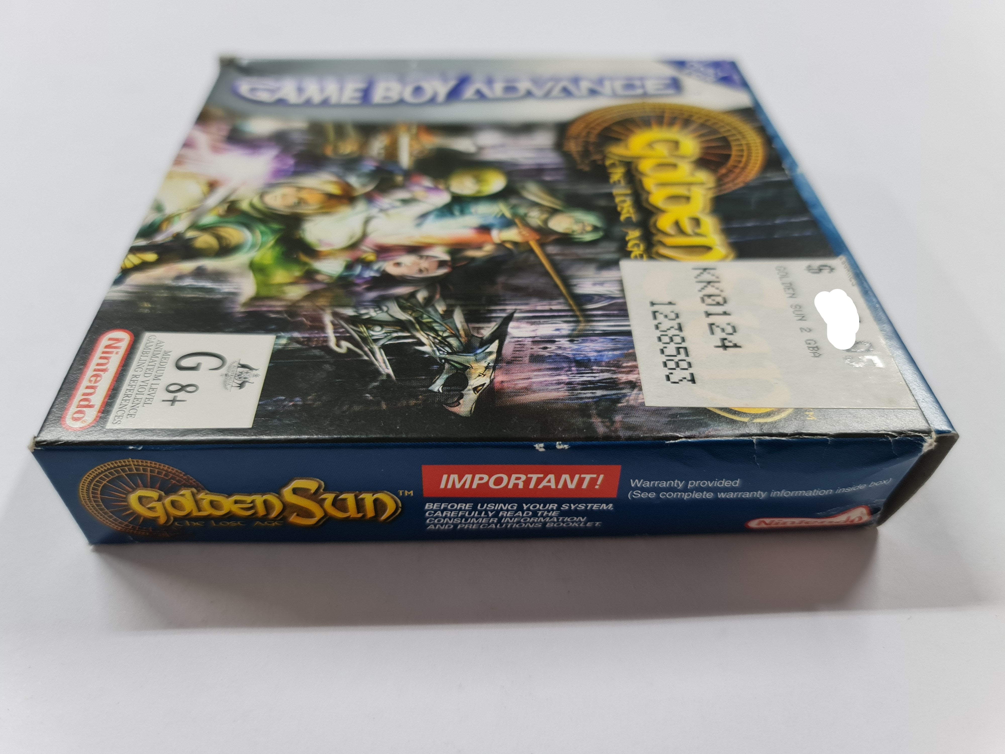 Golden Sun: The Lost Age Complete In Box - Nintendo GBA Game - Classic RPG Adventure for Game Boy Advance - Perfect for Retro Gaming Enthusiasts & Collectors