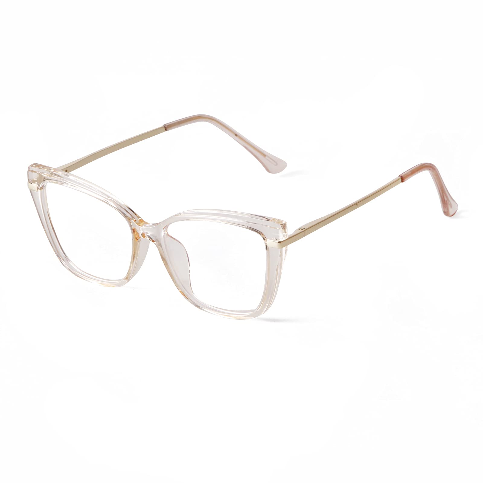 Blue Light Blocking Glasses TR90 Cat Eye Frame for Women & Men - Gaming & Computer Use