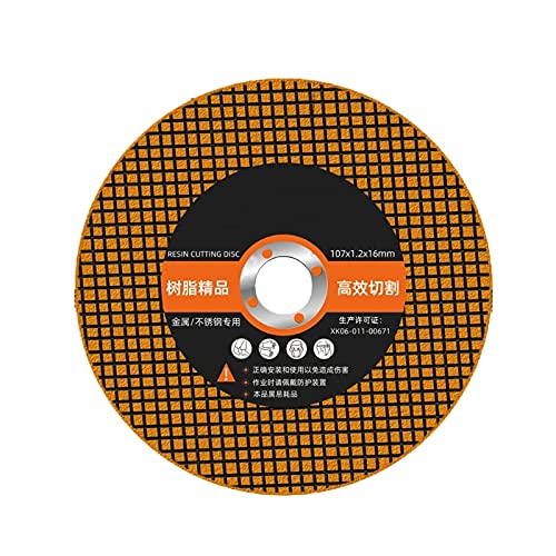 4.2 Inch Angle Grinder Cutting Disc - Premium Metal & Stainless Steel Grinding Wheel with HX6C Technology - Gold Polish Blade for DIY Projects, Metal Fabrication & Home Renovation