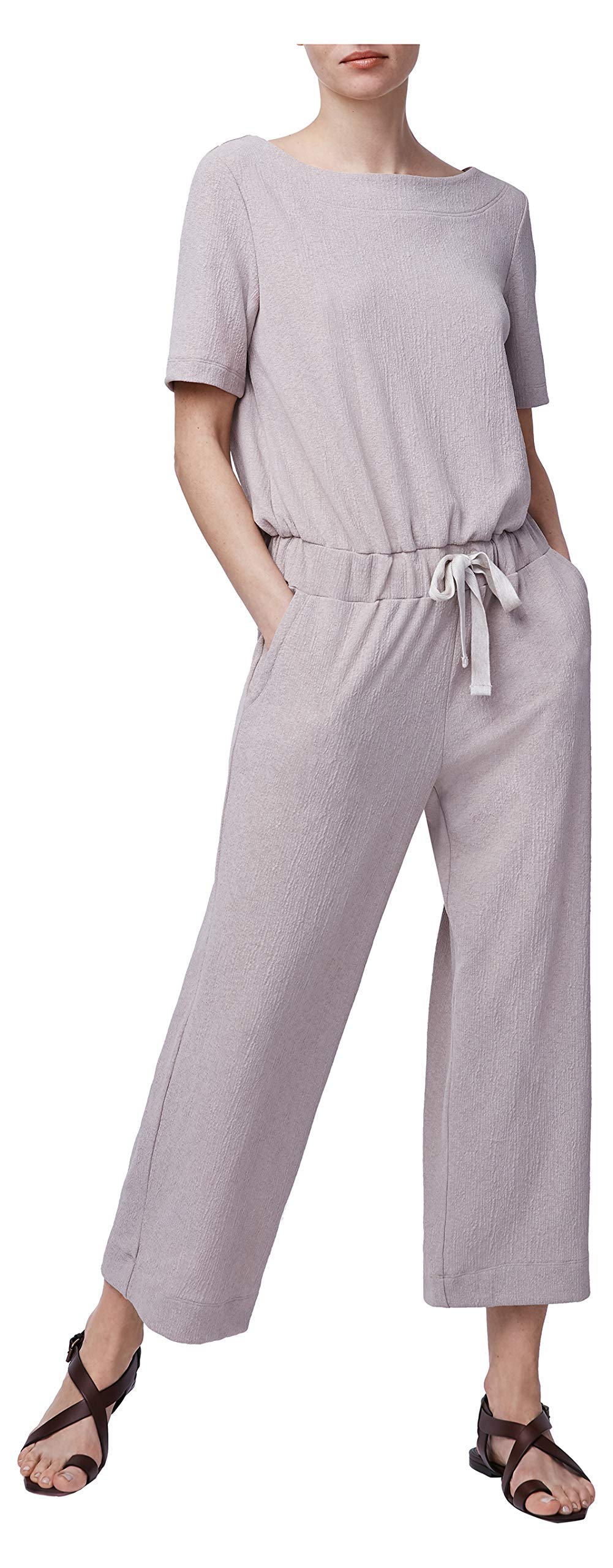 Women's Short Sleeve Jumpsuit - Casual Summer Romper with Pockets | Perfect for Beach, Vacation & Everyday Wear