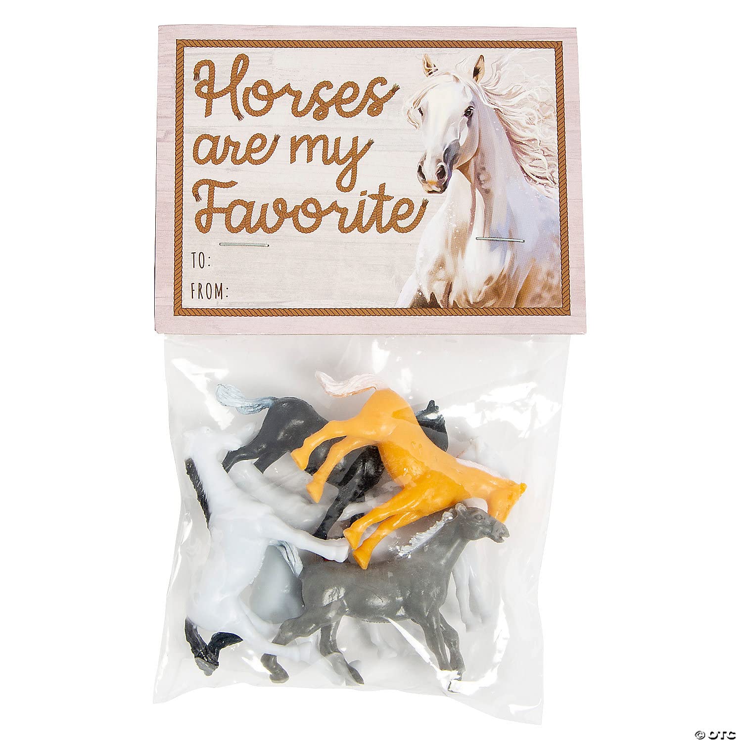 Fun Express Horse Party Exchange Packs - 12 Piece Horse-Themed Toy Set for Kids Birthday Parties & Playtime | Perfect for Goodie Bags, Prizes & Group Activities
