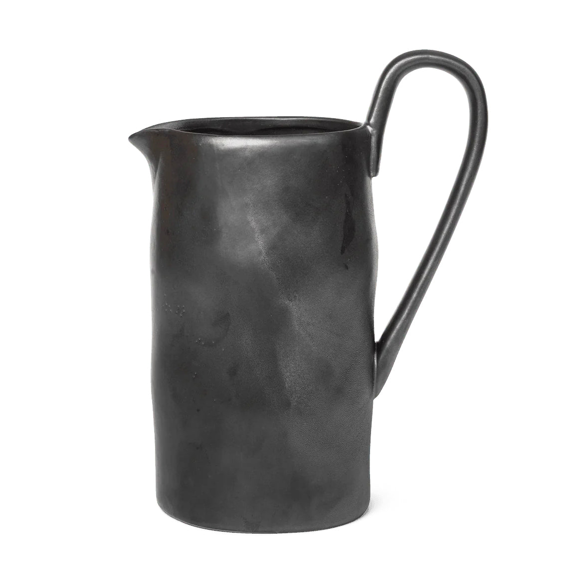 Loop Handle Jug Black - Durable & Stylish Water Pitcher for Home, Office, or Outdoor Use - Perfect for Iced Tea, Lemonade & Beverages