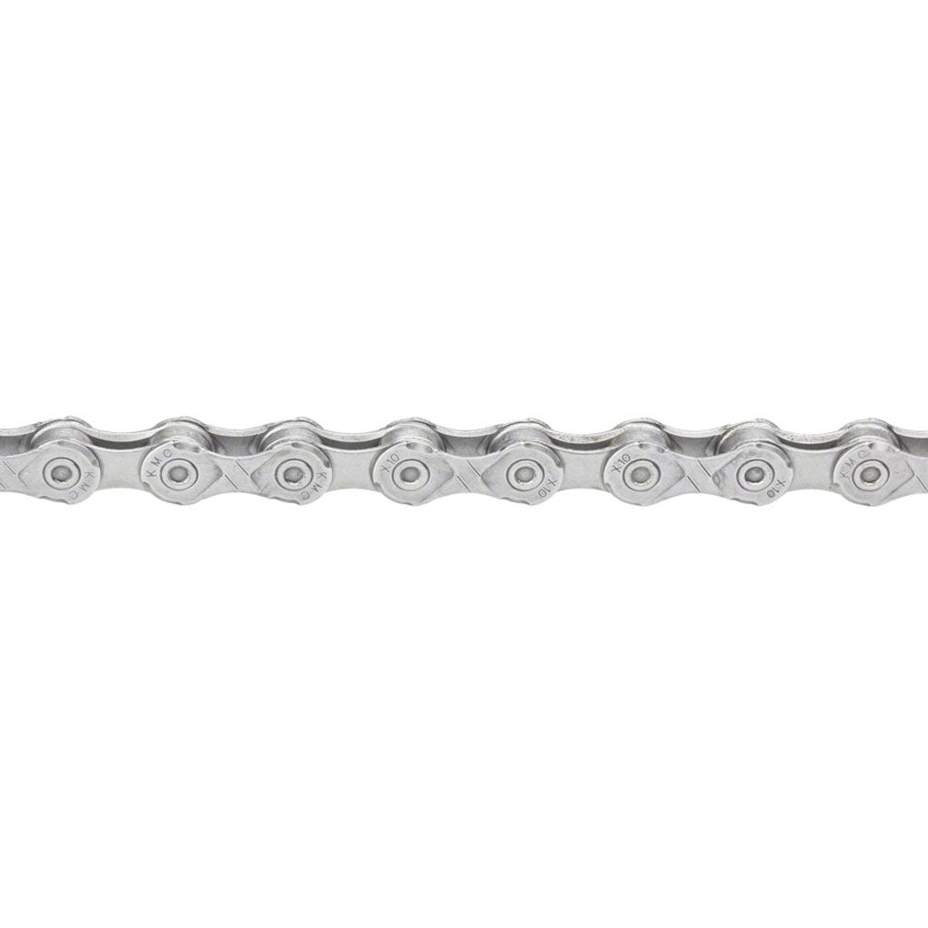 KMC X10 10-Speed Bicycle Chain - 116 Links, Gray Steel, Double X-Bridge Technology for Smooth Shifting | Perfect for Road Bikes, Mountain Bikes & Commuting