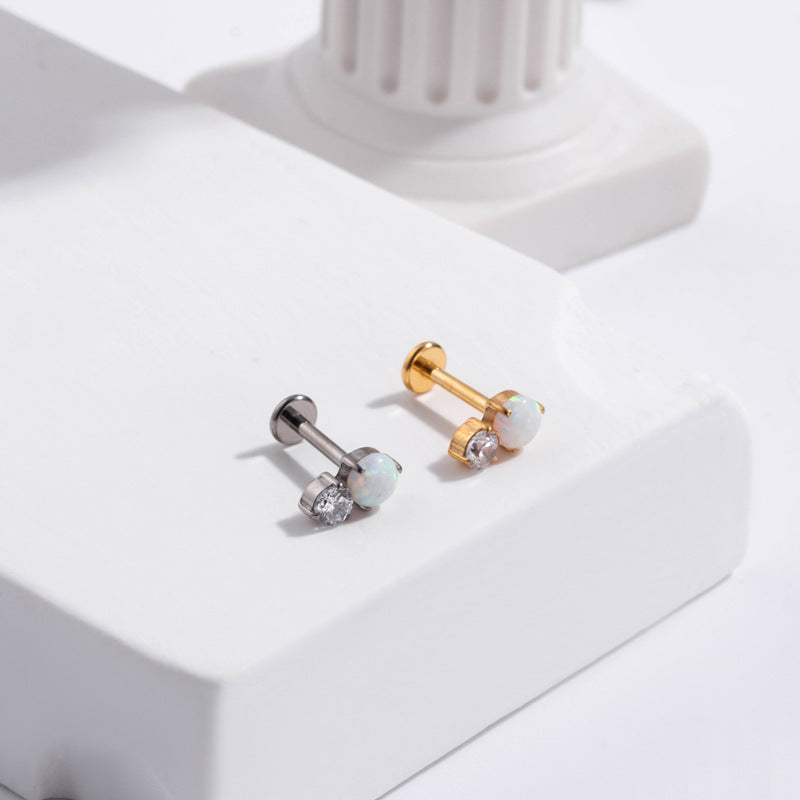 16G Cartilage Titanium Earrings - Hypoallergenic Cross Stud Earrings for Women | Perfect for Daily Wear, Piercing Jewelry Gift for Her