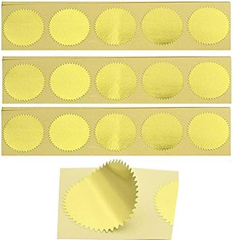 Gold Embossing Stickers
