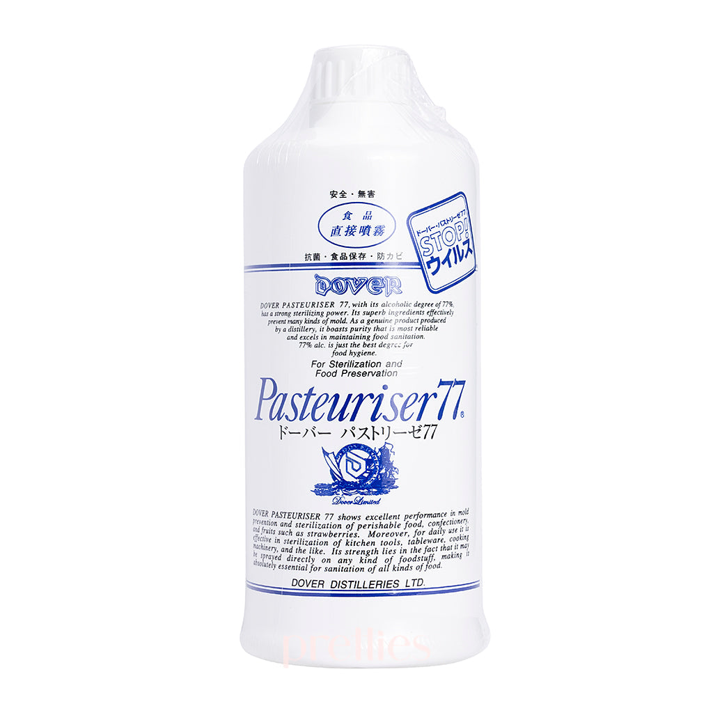 Dover Pasteuriser 77 Alcohol Disinfectant Refill 500ml - 75% Ethanol Hand Sanitizer for Home, Office & Travel Use