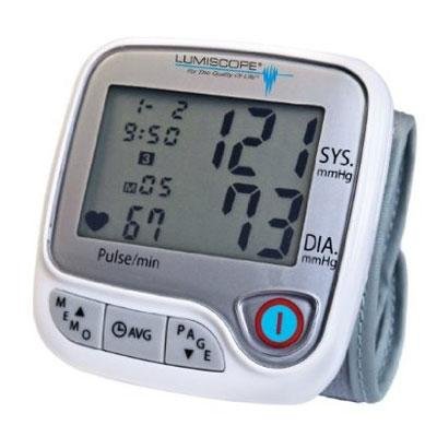 Lumiscore Genuine Wrist Blood Pressure Monitor - Accurate Digital BP Cuff for Home Use, Travel & Health Tracking
