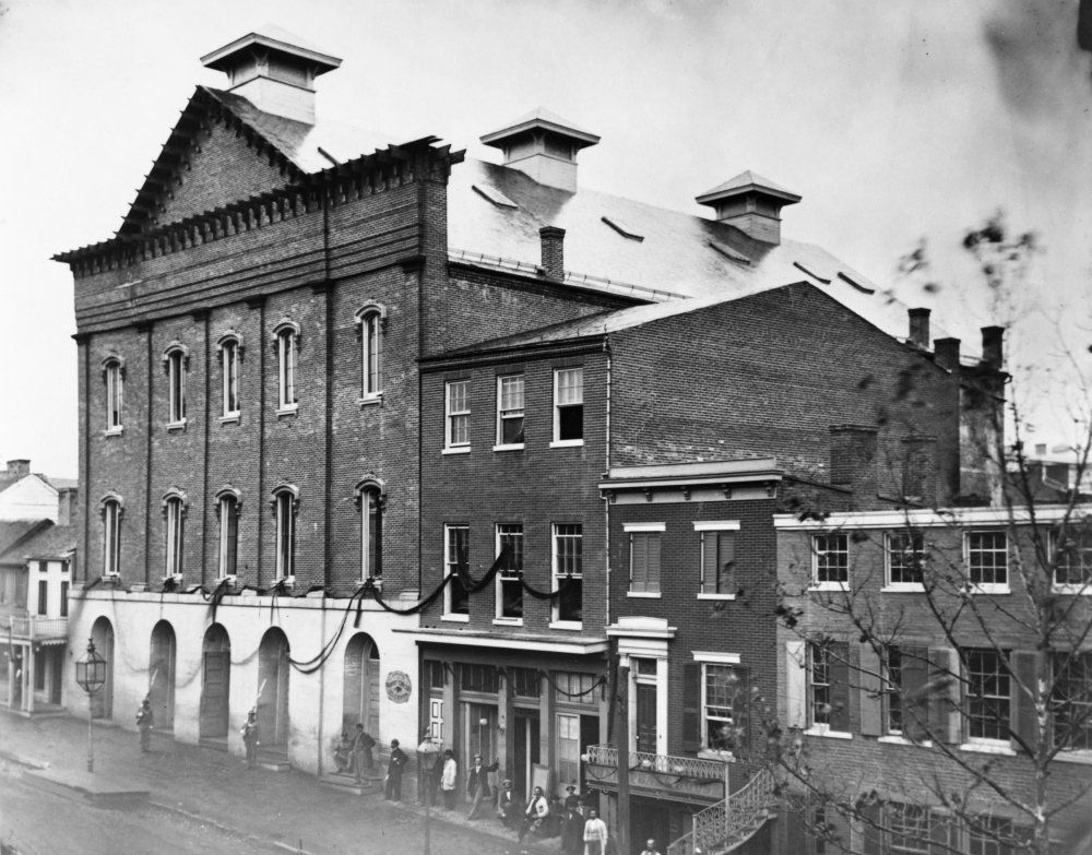 1865 Ford's Theater Photo - Lincoln Assassination Scene for History Study