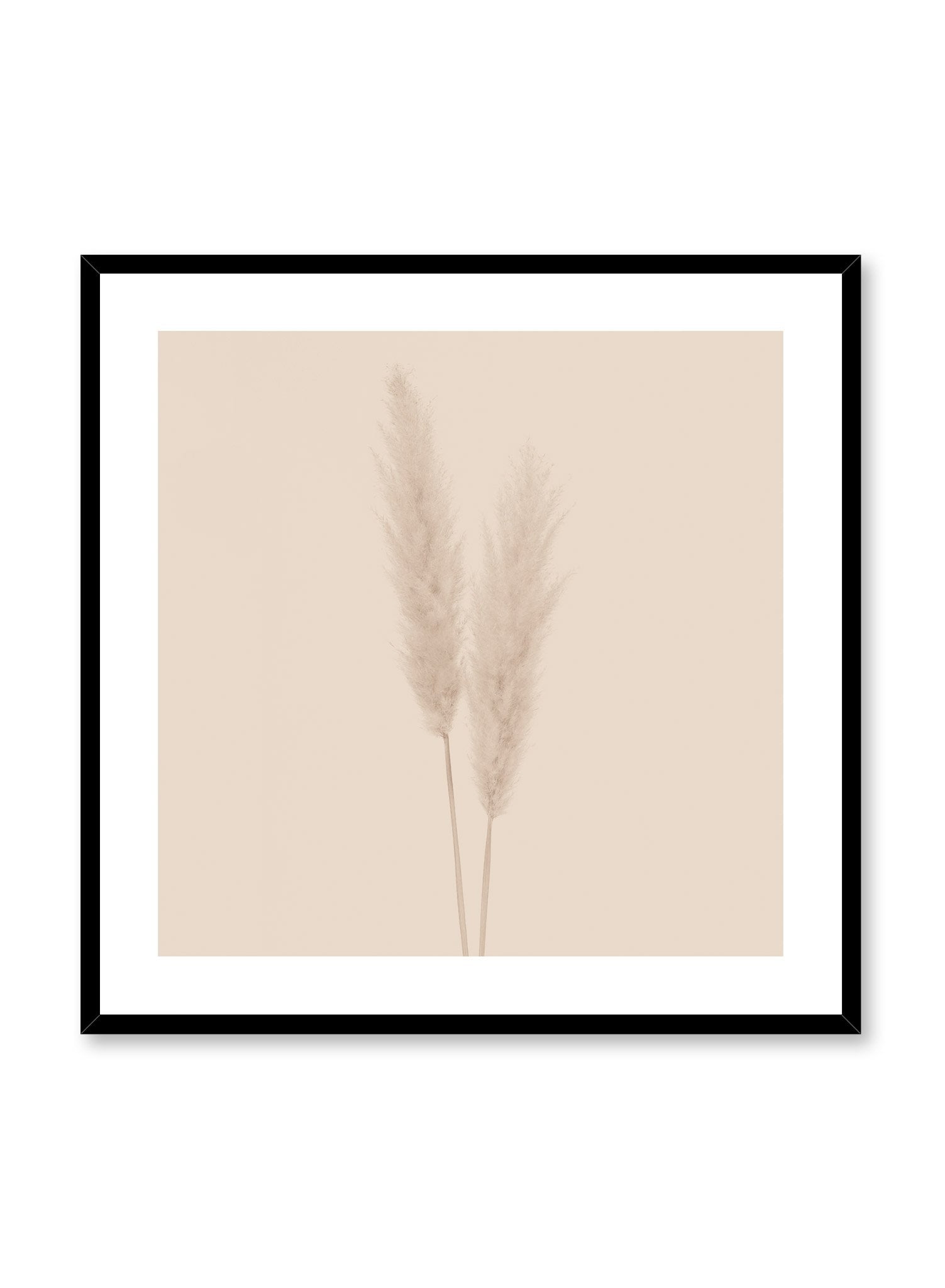 Beige Grass Wall Art Poster - Nature Landscape Decor for Living Room, Bedroom & Office