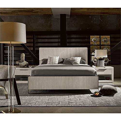 Universal Bronze Nightstand - Modern Bedside Table with Drawer for Bedroom, Living Room, or Office - Houston Furniture Collection