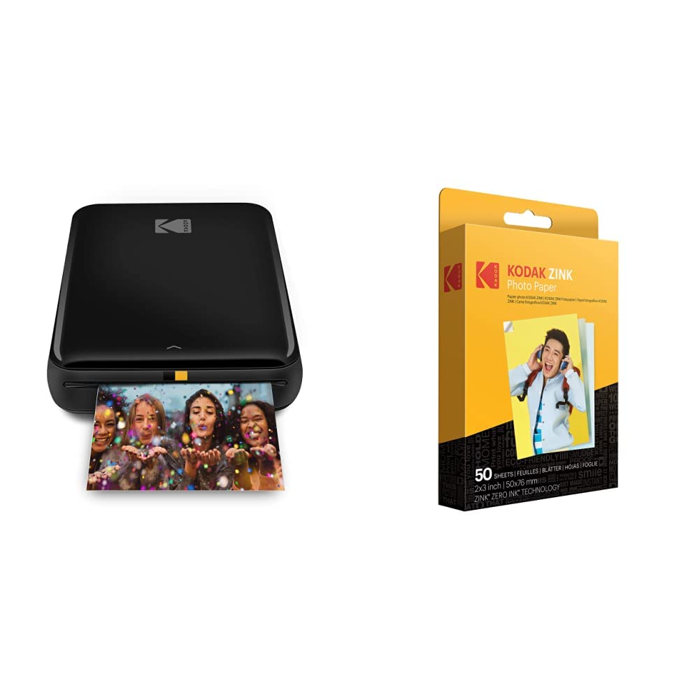 KODAK Step Wireless Mobile Photo Printer - Instant Prints from Smartphone, Perfect for Travel, Parties & Scrapbooking