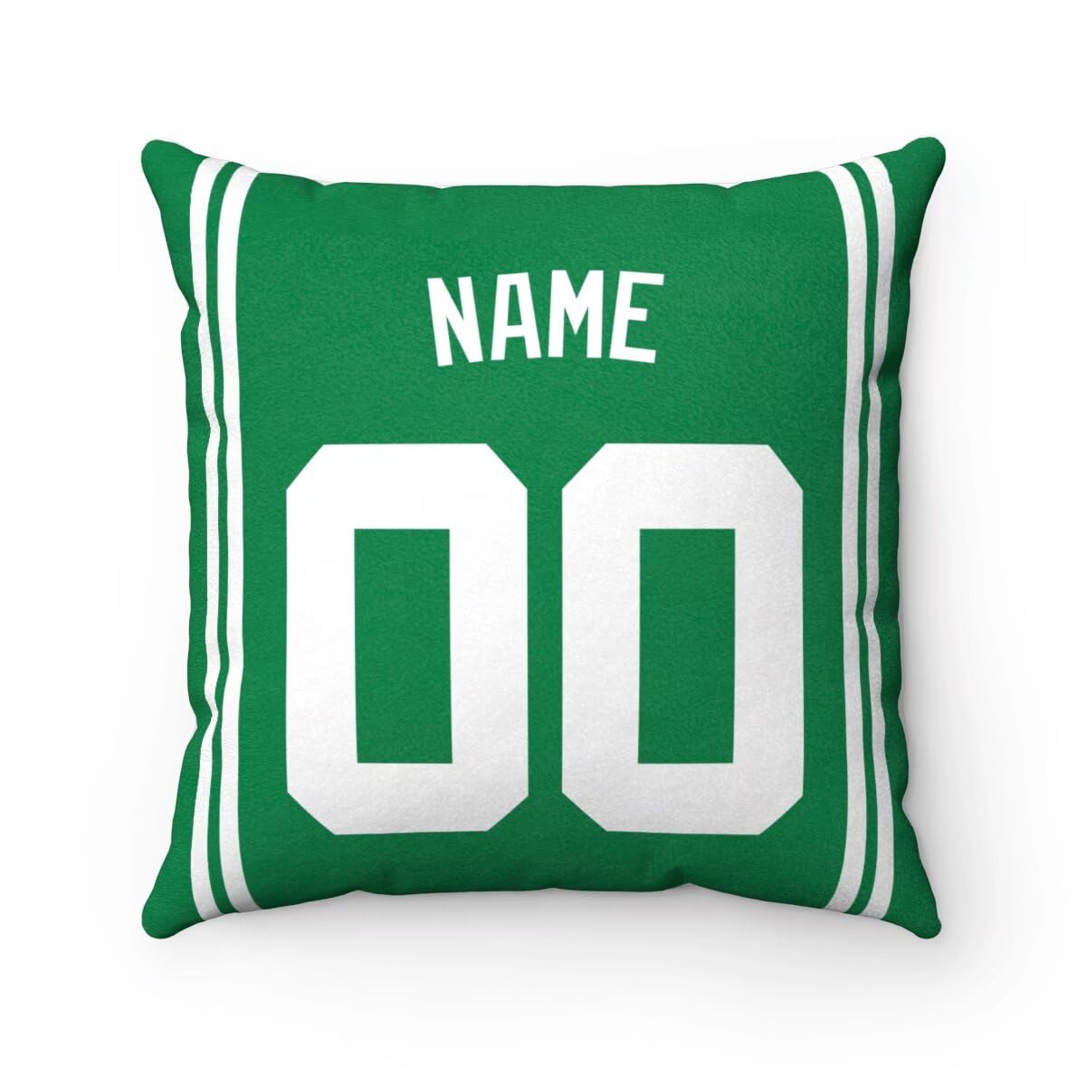 Personalized Boston Pillow Throw - Custom Name & Number Pillow Gift for Men, Women & Youth (1 Pack) - Perfect for Home Decor, Sports Fan Gifts & Birthday Presents