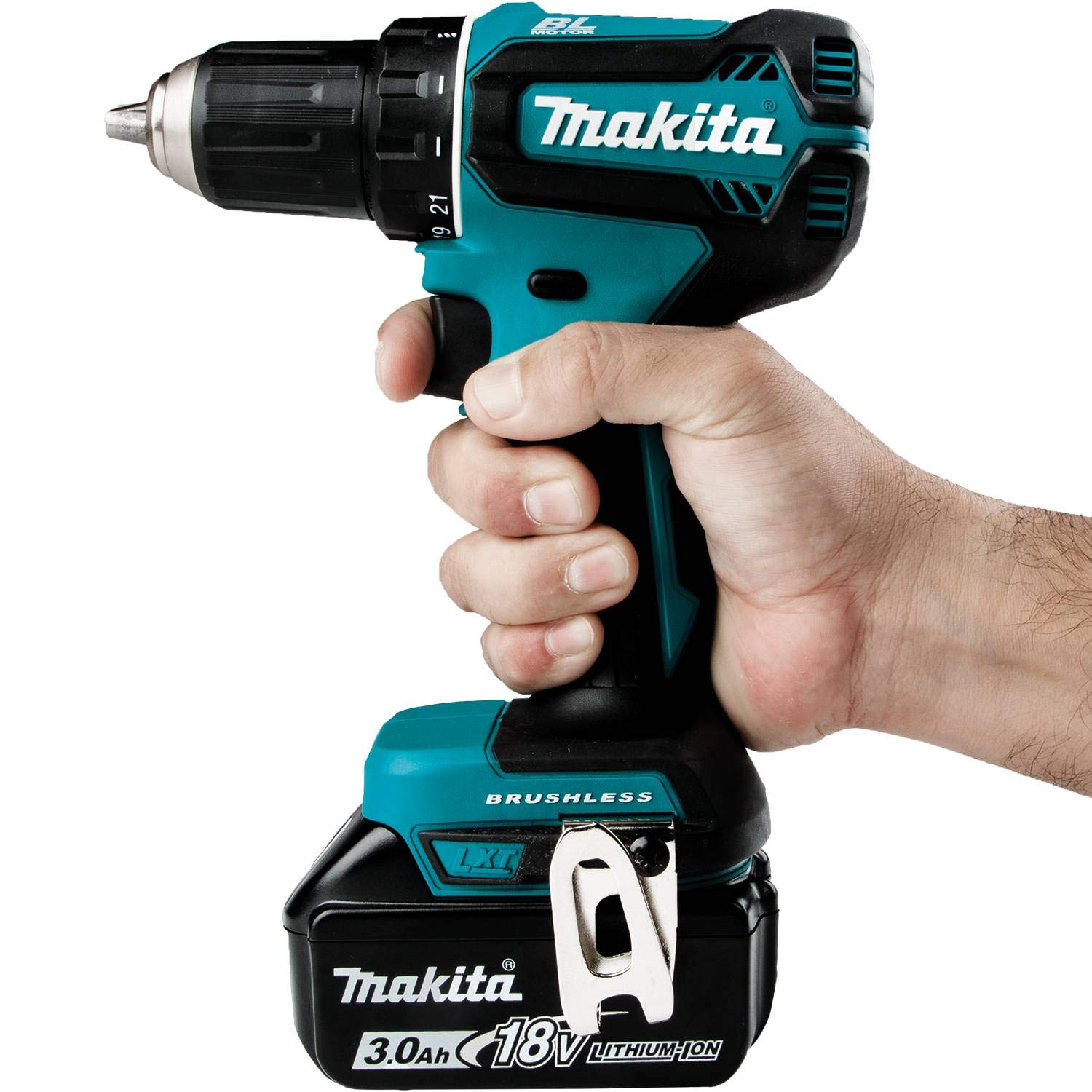 Makita XFD131 18V LXT® Brushless Cordless Drill Driver Kit with 1/2