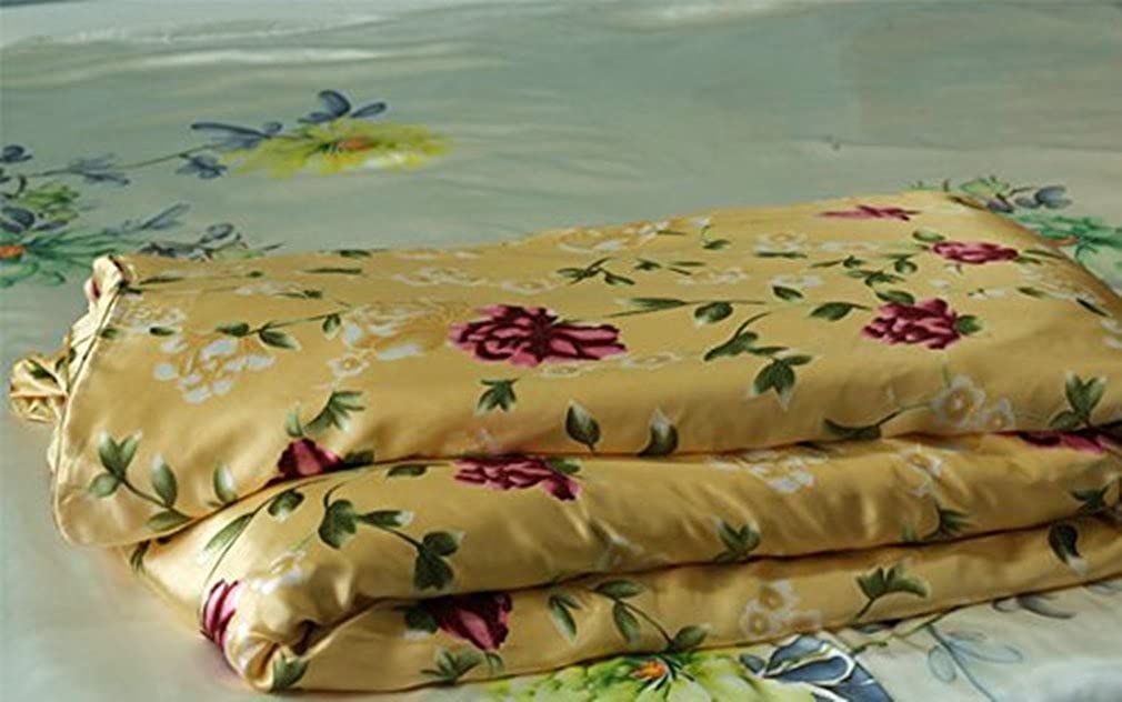 Luxury 100% Mulberry Silk Duvet Cover Set - 16.5mm Charmeuse Silk Bedding for Queen/King/Full/Twin Size - Soft & Breathable Quilt Cover for All-Season Comfort - Perfect for Master Bedroom, Guest Room & Hotel Use