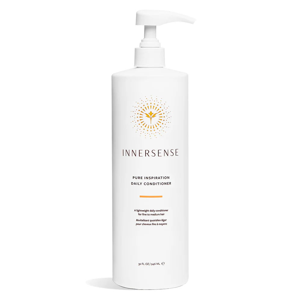 INNERSENSE Organic Beauty Pure Inspiration Daily Conditioner for Color-Treated & Dry Hair - Hydrating & Nourishing Vegan Hair Care for Daily Use at Home & Salon